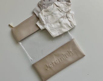 Personalized Preschool Extra Clothes Organizer, Waterproof Travel Essential