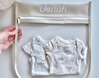 Custom Diaper Bag Organizer, Baby Wipes Holder, Personalized Nappy Pouch